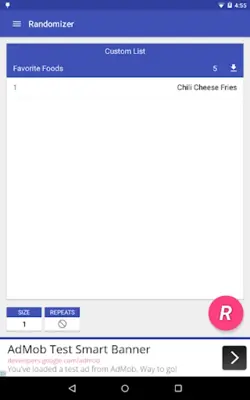 Randomizer android App screenshot 5